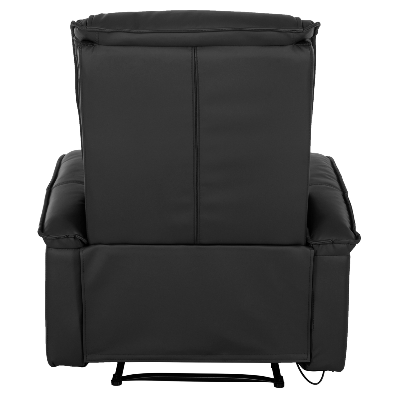 HM0026.01 Armchair Relax, massage mechanism, PU black 88x90x80 cm [7]