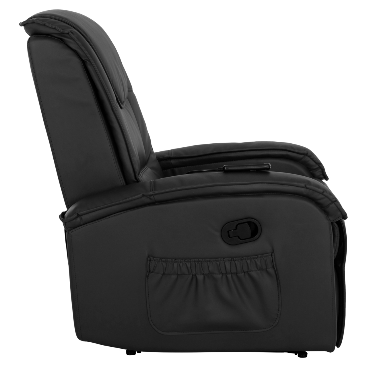 HM0026.01 Armchair Relax, massage mechanism, PU black 88x90x80 cm [4]