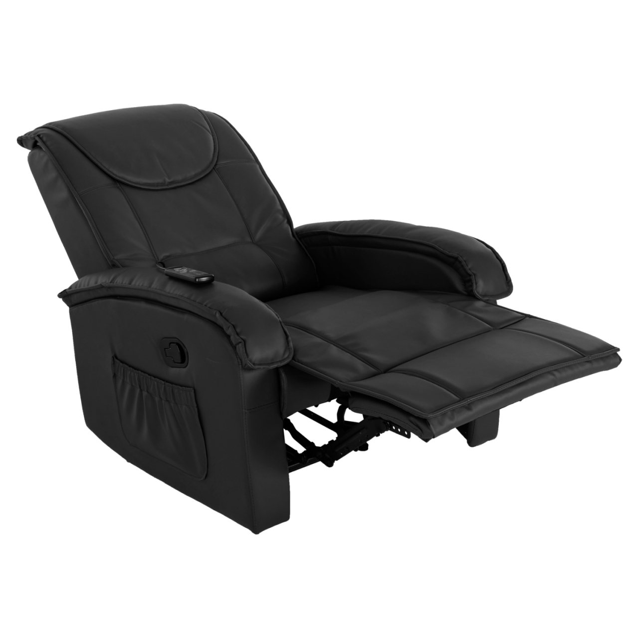 HM0026.01 Armchair Relax, massage mechanism, PU black 88x90x80 cm [3]