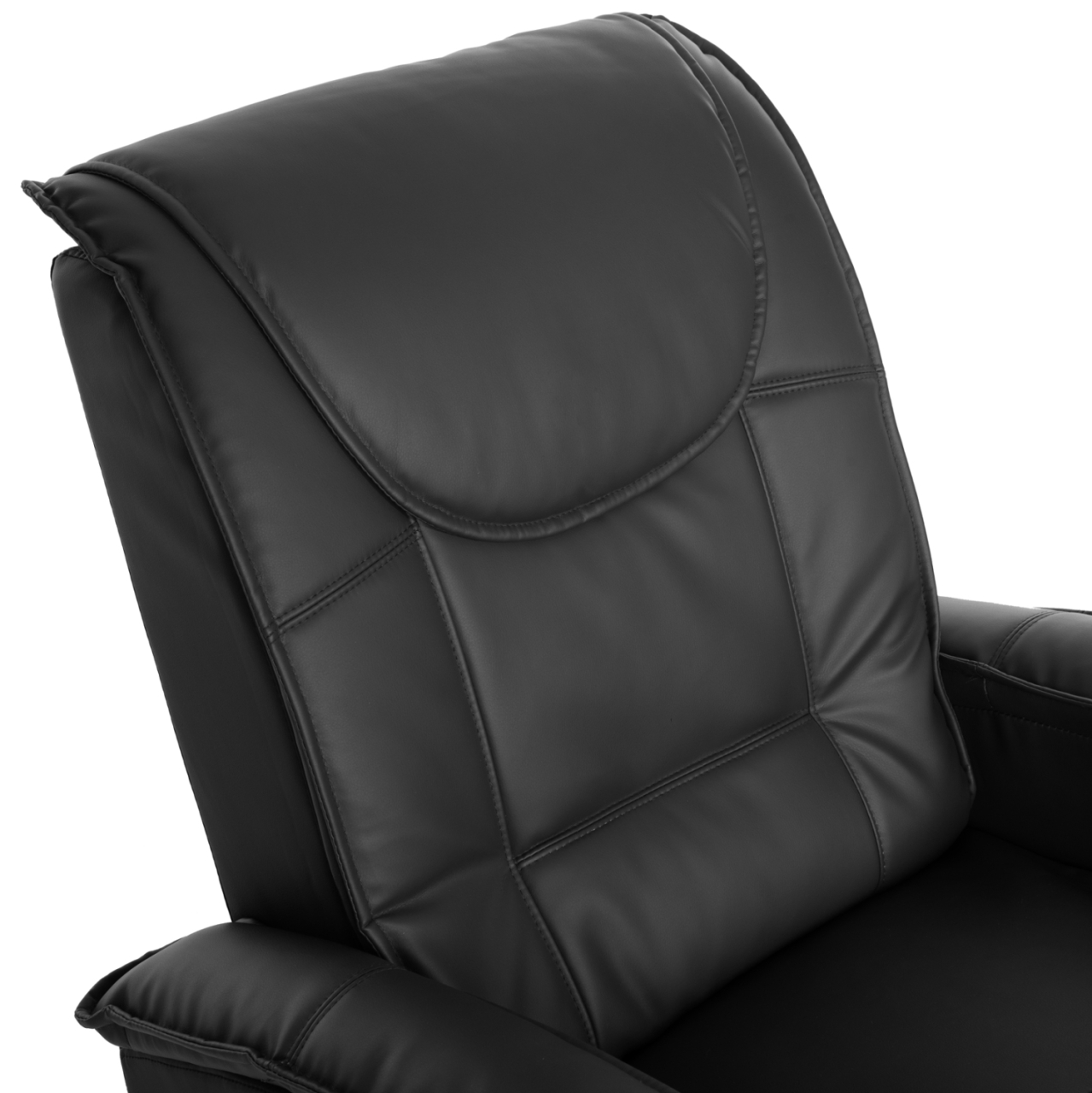 HM0026.01 Armchair Relax, massage mechanism, PU black 88x90x80 cm [8]