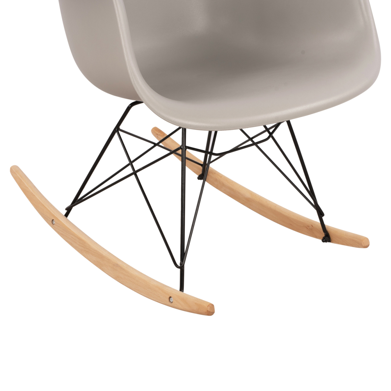 HM0035.20 Rocking Armchair, seat grey-Black Frame, 61x71x64cm [10]