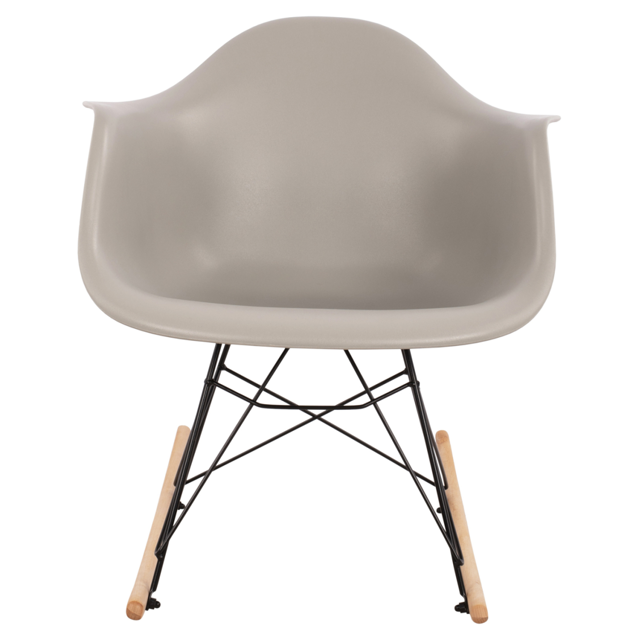 HM0035.20 Rocking Armchair, seat grey-Black Frame, 61x71x64cm [3]