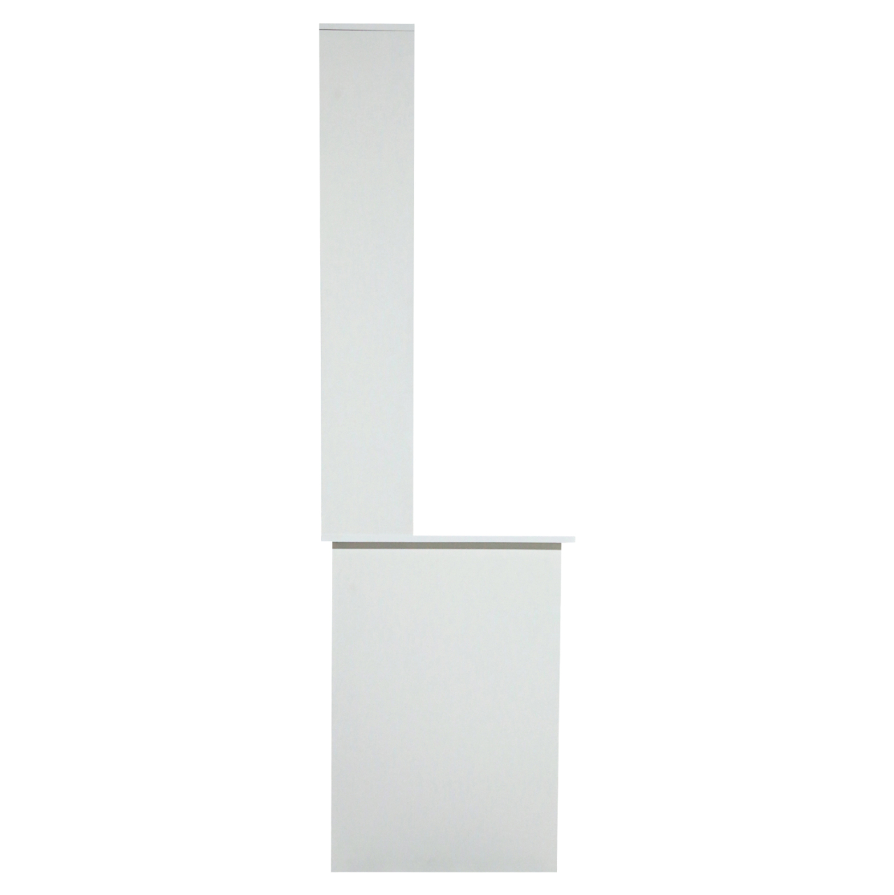 HM2032.03 desk "STATUS" with bookcase-shelves, white, 120x55x182 [5]