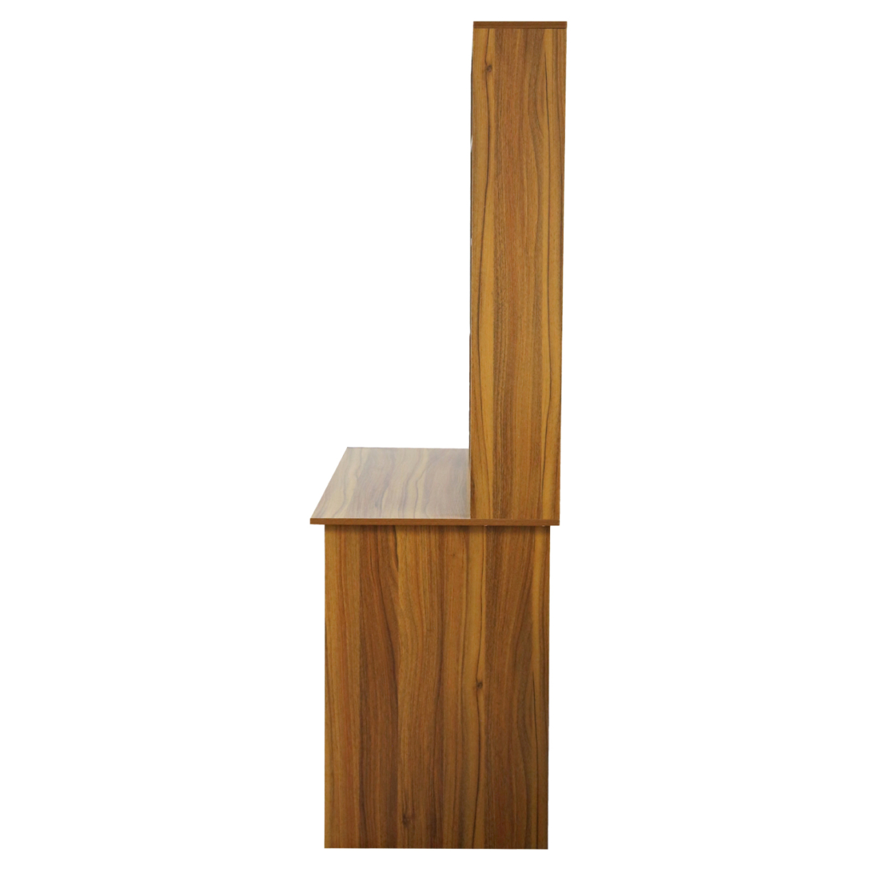 HM2032.04 desk STATUS with bookcase-shelves, walnut,120x55x182 [5]