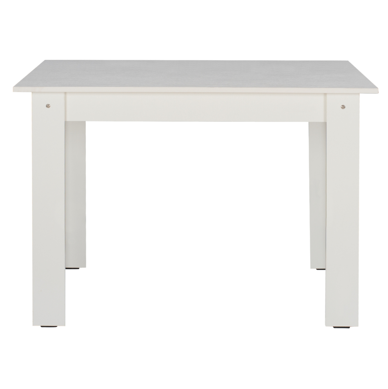 HM2429.03 kitchen table KELVIN, white, melamine, 140x80x77 [3]