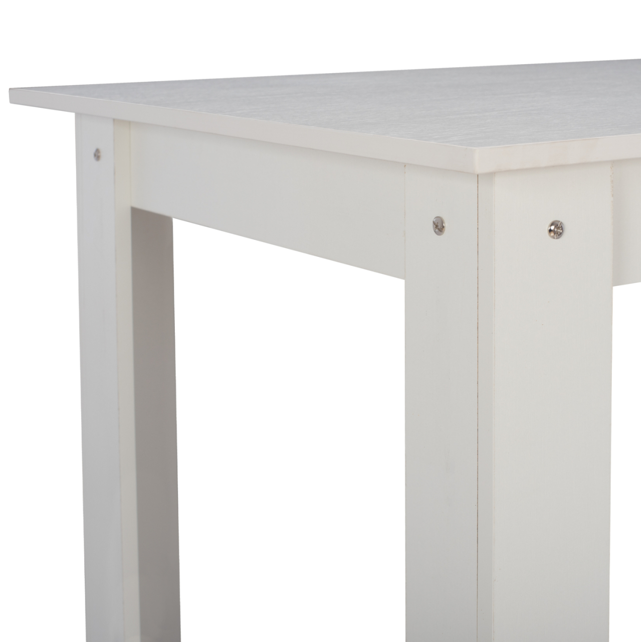 HM2429.03 kitchen table KELVIN, white, melamine, 140x80x77 [5]