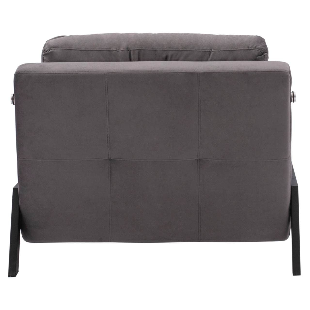 HM3078.11 Armchair Bed, velvet grey, 95x92x66cm [6]