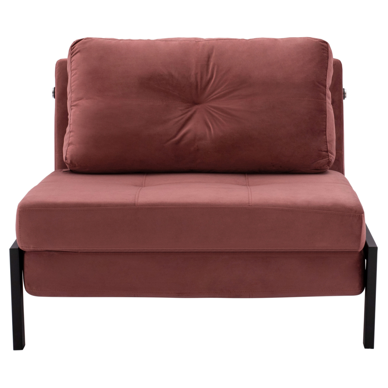 HM3078.12 ARMCHAIR/BED CONSTANCE, DUSTY PINK VELVET 95x92x66Y cm. [4]