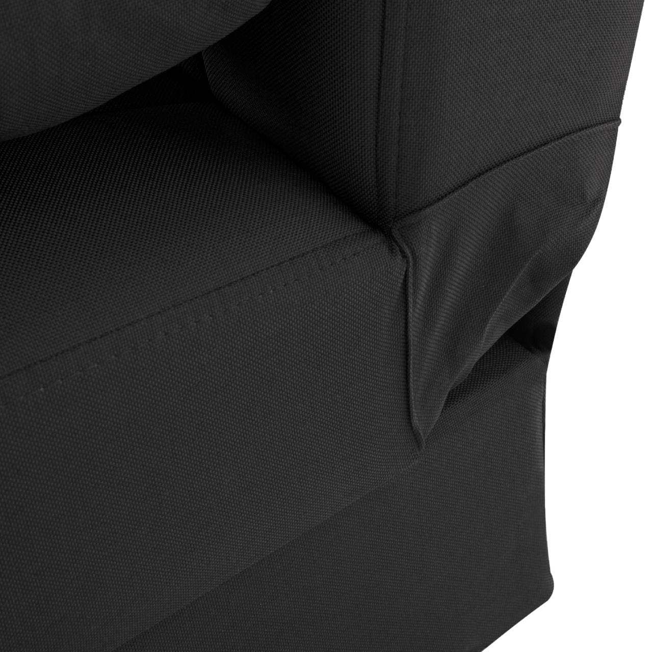 Hm3239.01 ANDRI three-seater sofa-bed, black fabric, short legs, without arms [10]