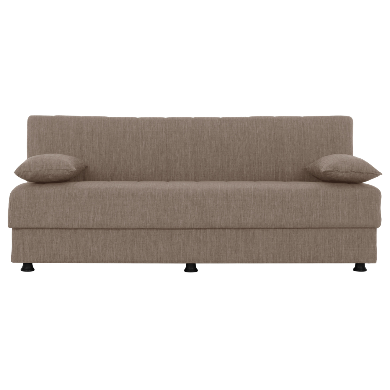 Hm3239.04 ANDRI three-seater sofa-bed, beige fabric, short legs, without arms [4]