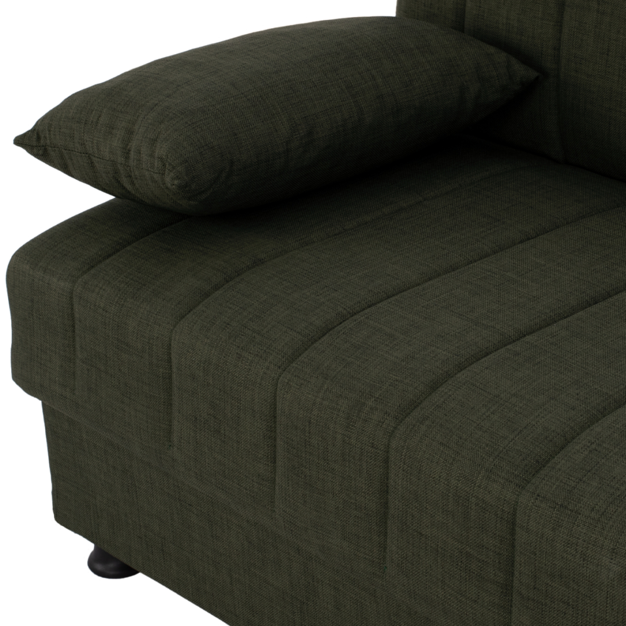 Hm3239.05 ANDRI three-seater sofa-bed, cypress green fabric [7]