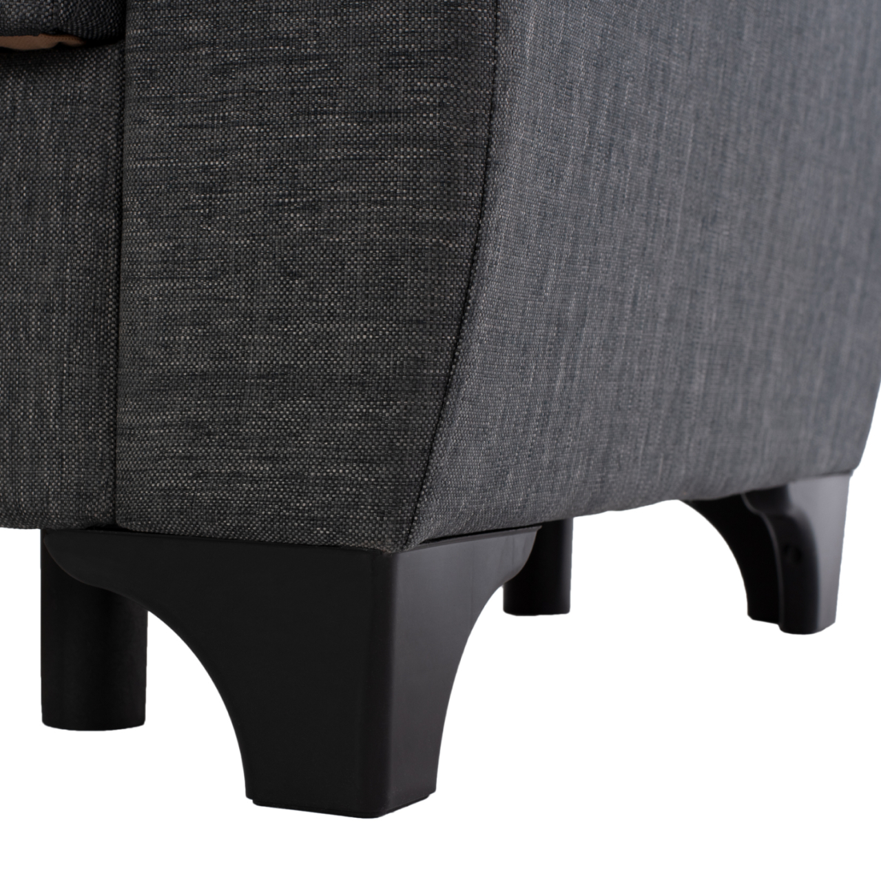 HM3243.03 2-SEATER SOFA-BED, TALL BACK, GREY, 160x84x88cm [10]