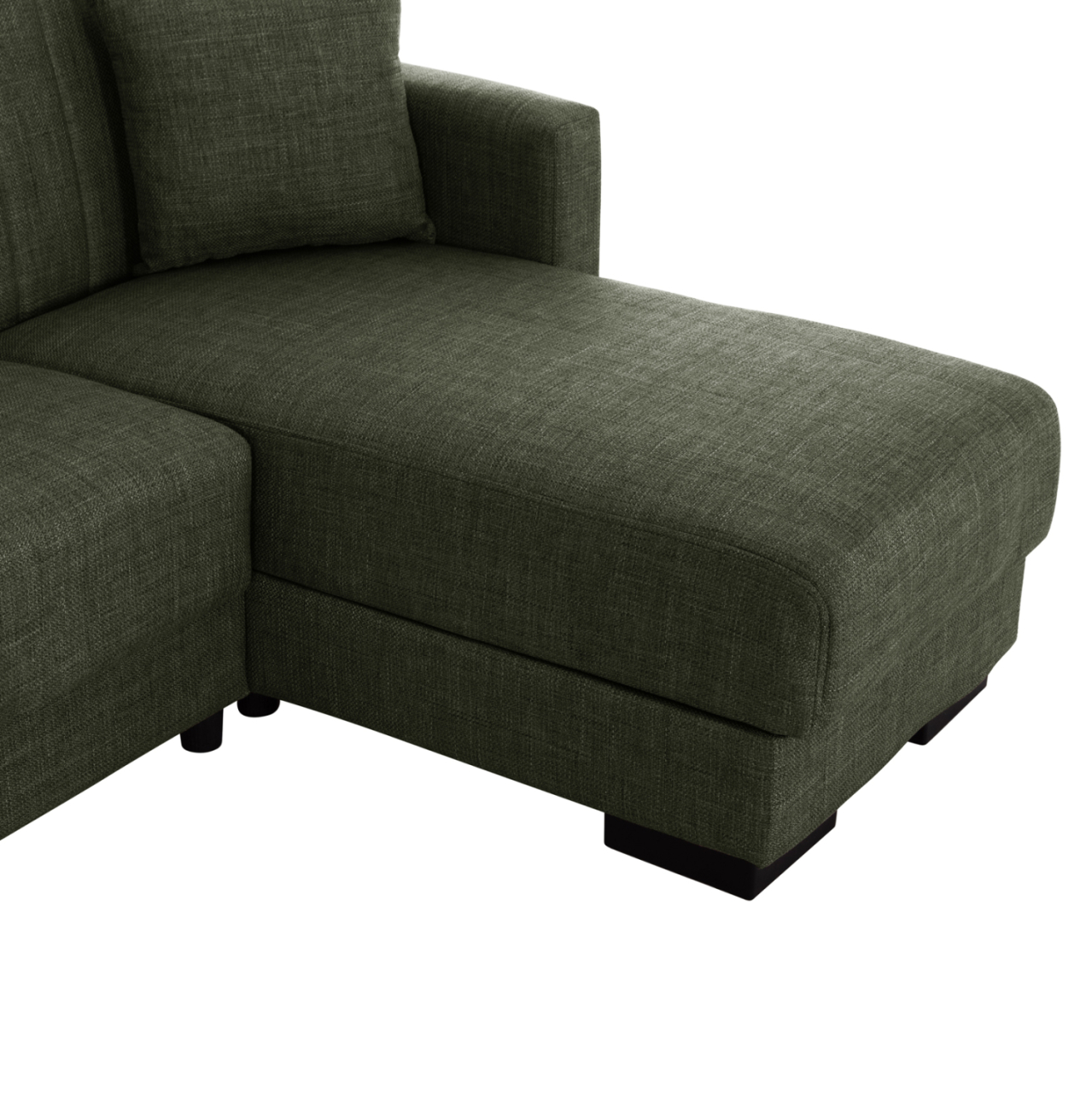 HM3244.05, corner sofa-bed, dark olive, reversible, 202x140x78cm [9]