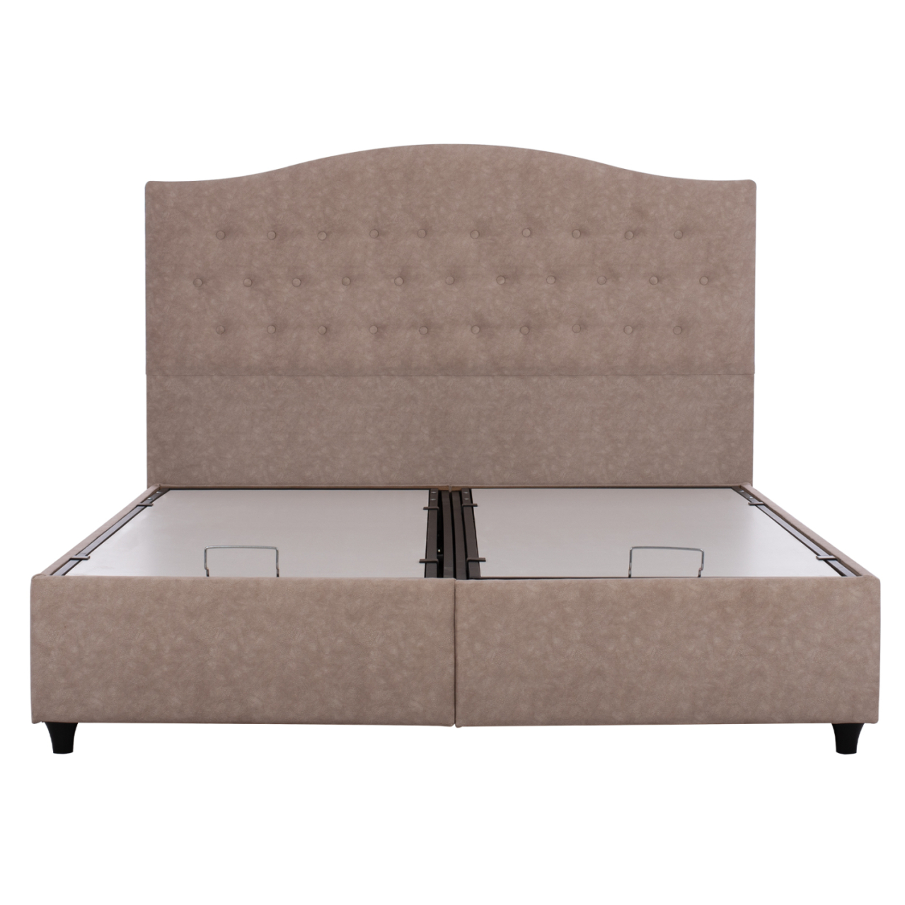 HM624.22 bed MALENA, storage space, beige nubuck-type fabric, 160x200 [4]