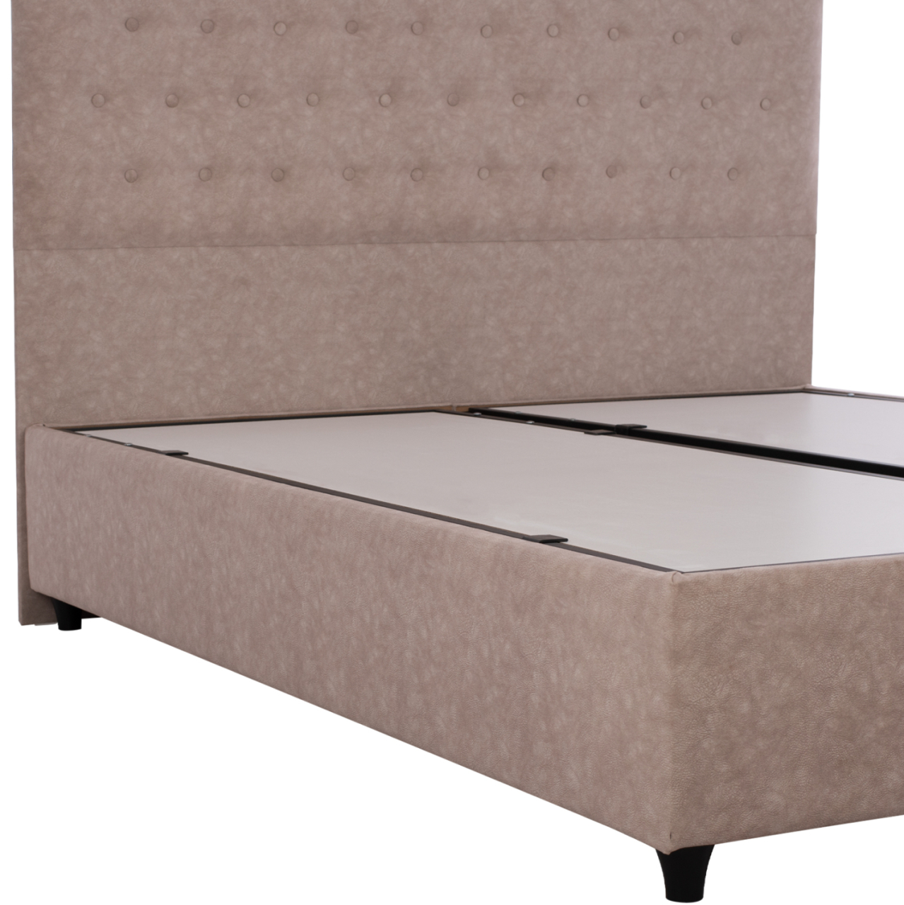 HM624.22 bed MALENA, storage space, beige nubuck-type fabric, 160x200 [7]
