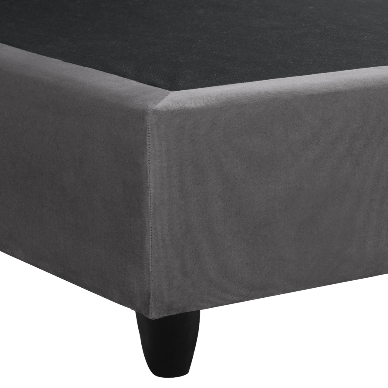 HM638.10 MALENA bed, grey velvet, 150x200 [6]