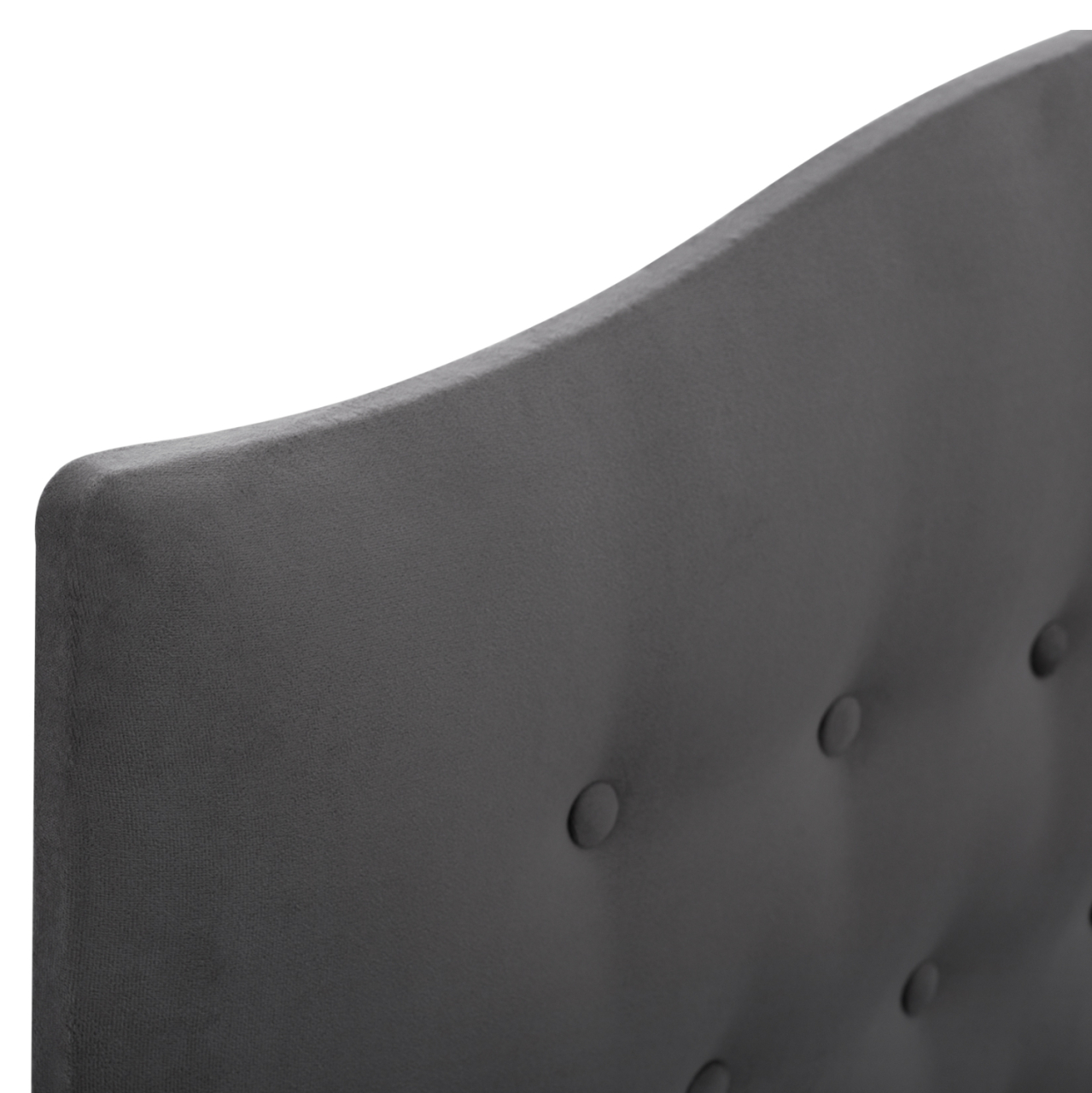 HM647.10 BED MALENA, GREY VELVET, 120x200 [10]