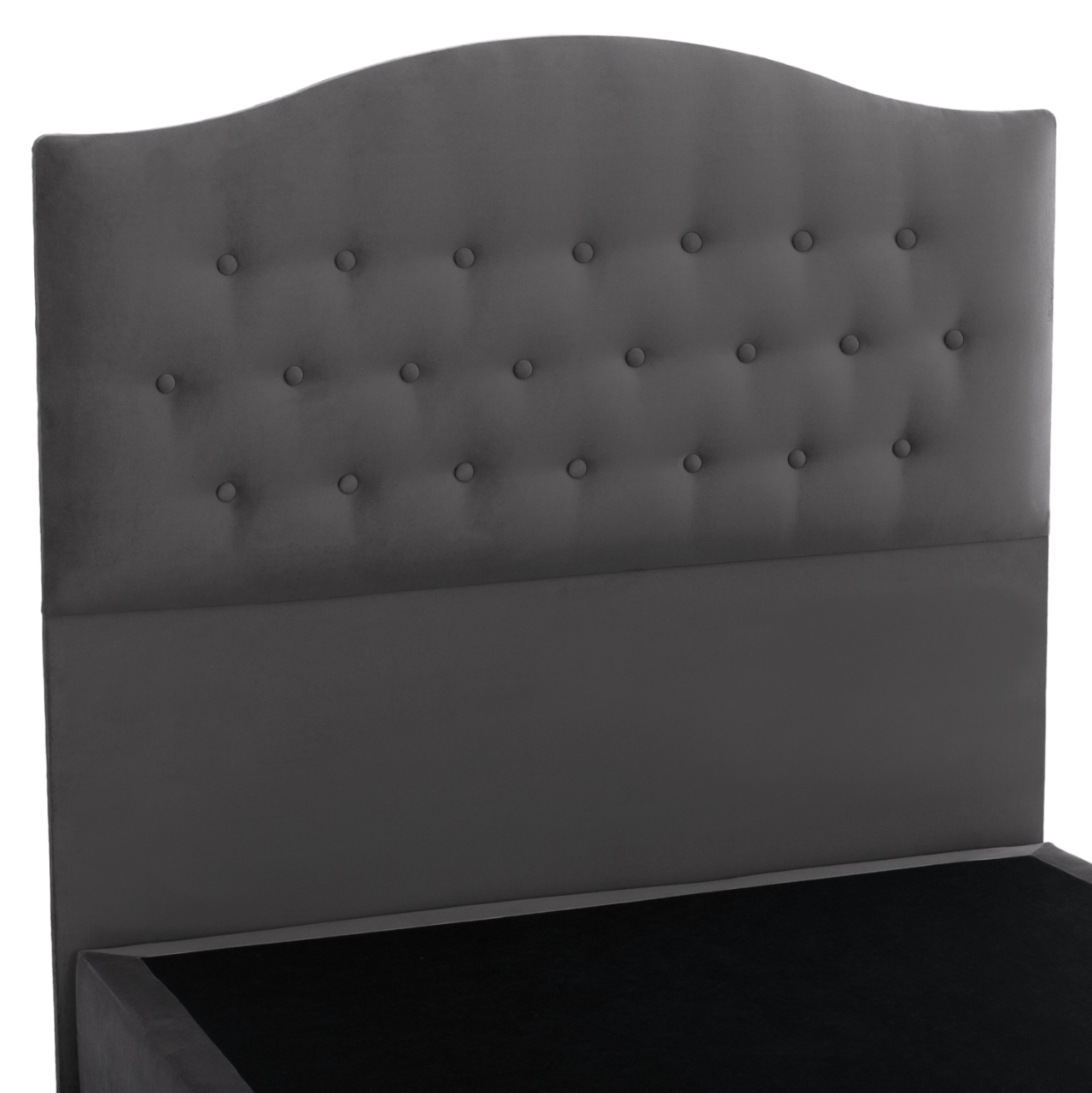 HM647.10 BED MALENA, GREY VELVET, 120x200 [6]