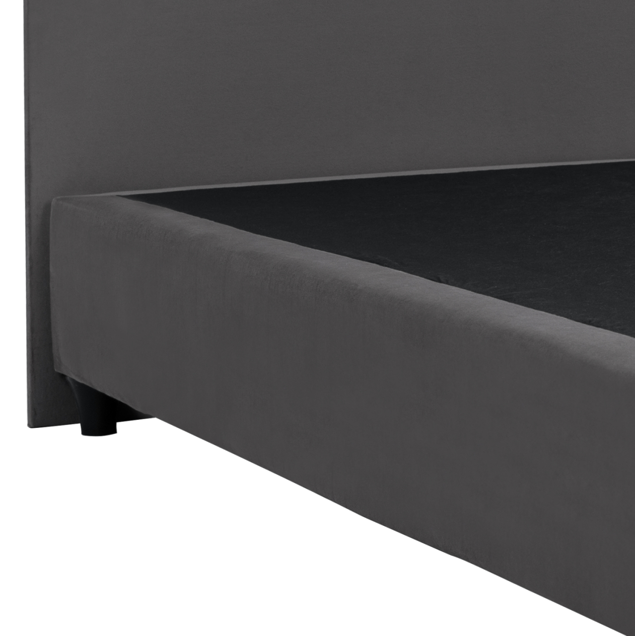 HM651.10 BED MALENA, GREY VELVET, 90x200 [4]