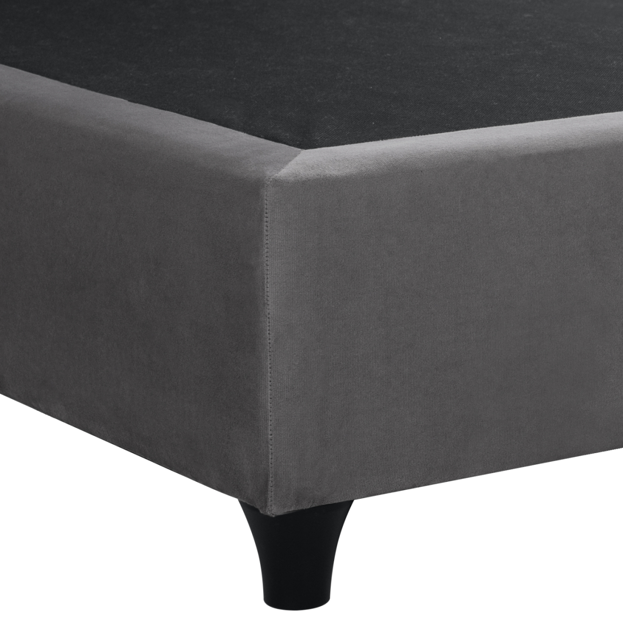 HM651.10 BED MALENA, GREY VELVET, 90x200 [5]
