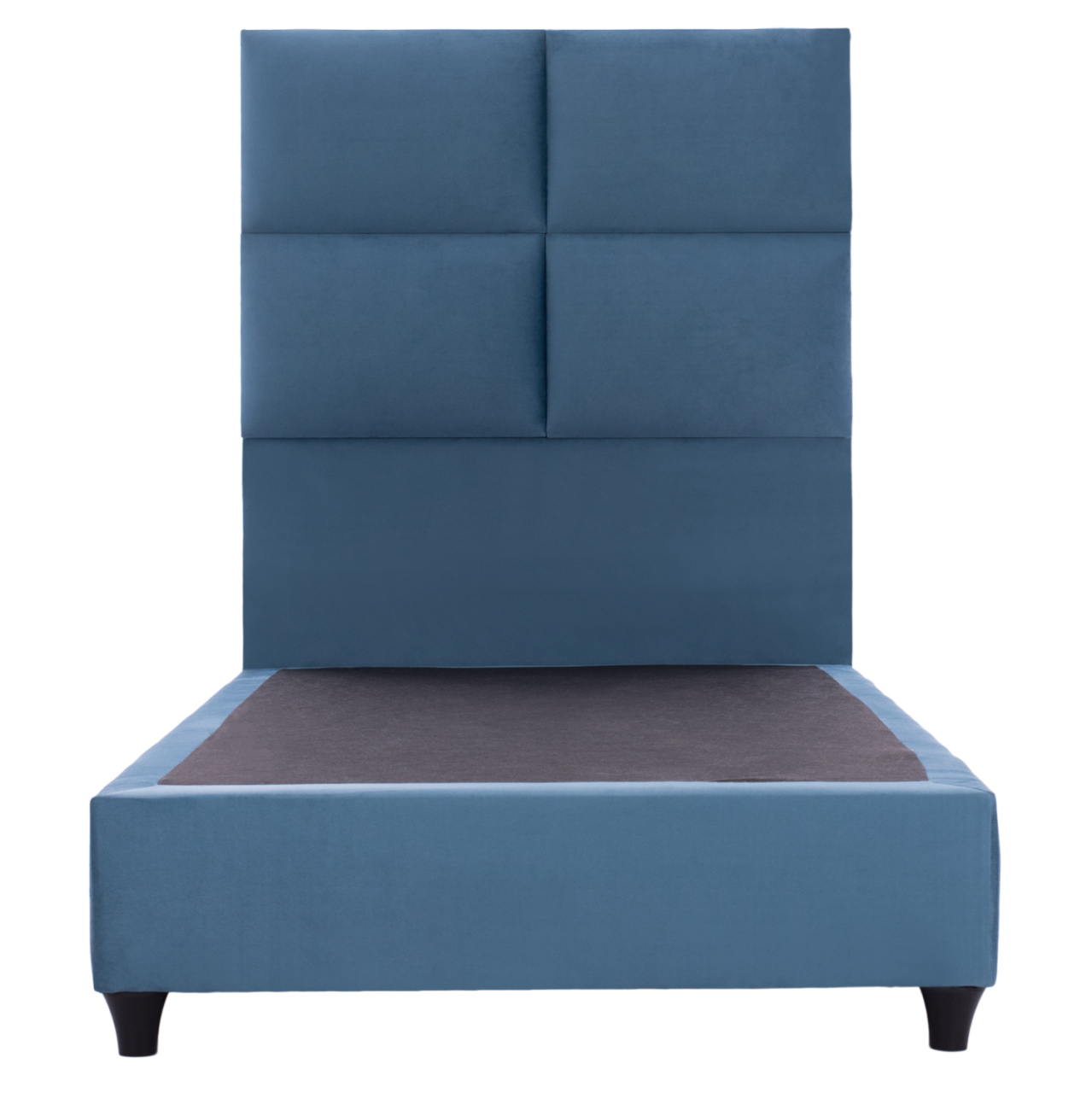 HM652.09 bed MILO, blue velvet, 90x200 [3]