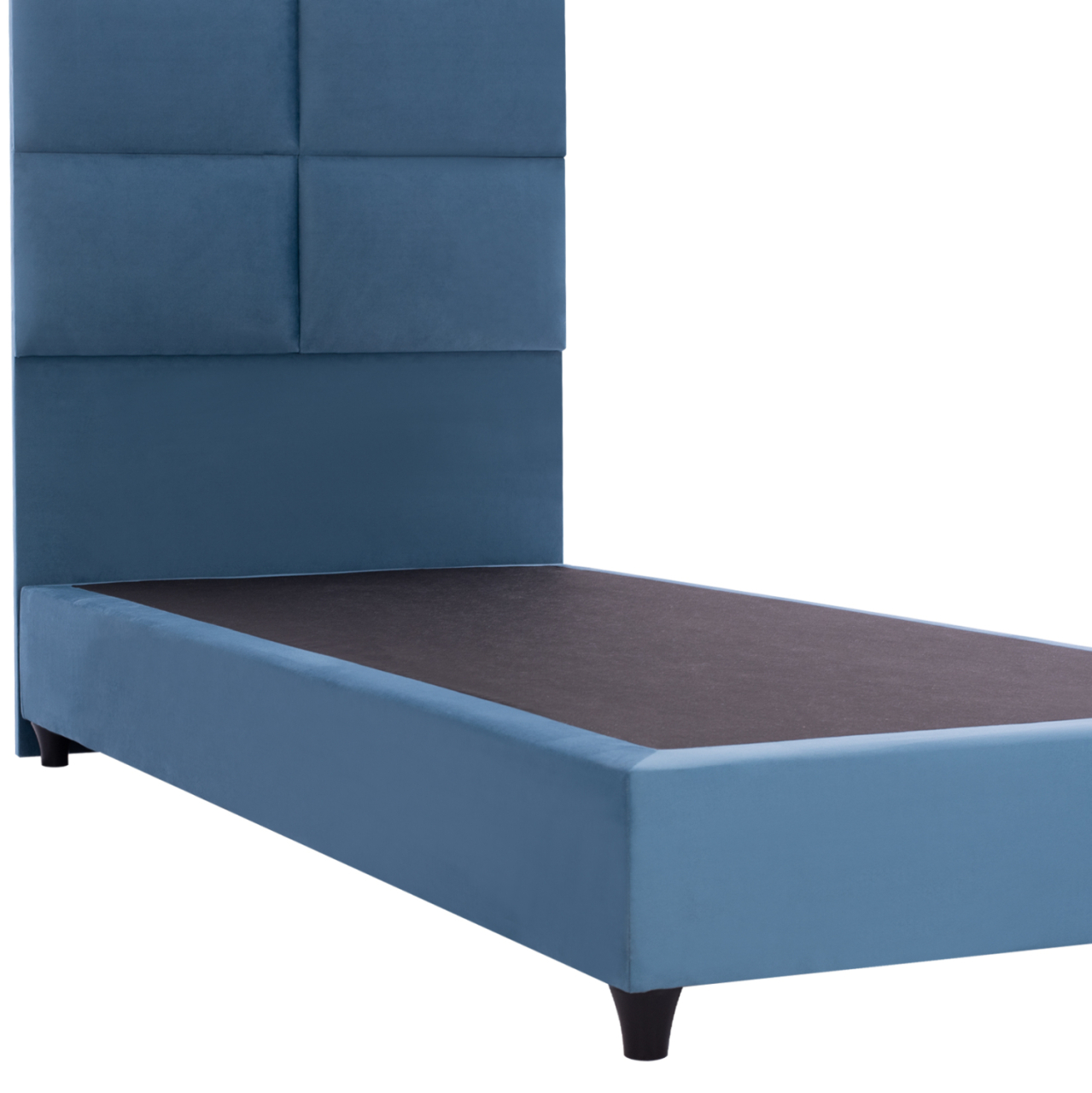 HM652.09 bed MILO, blue velvet, 90x200 [6]