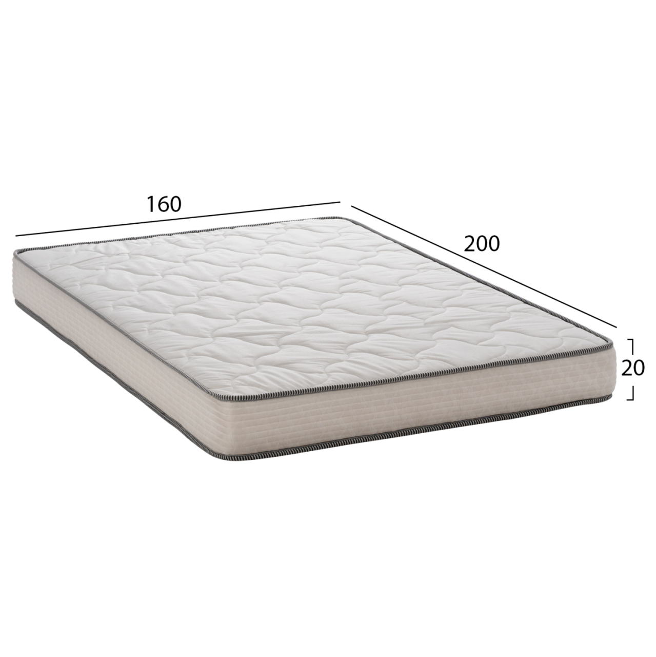 HM653.160 DREAMTOPIA mattress, series RELIEF, 160X200x16Hcm [2]