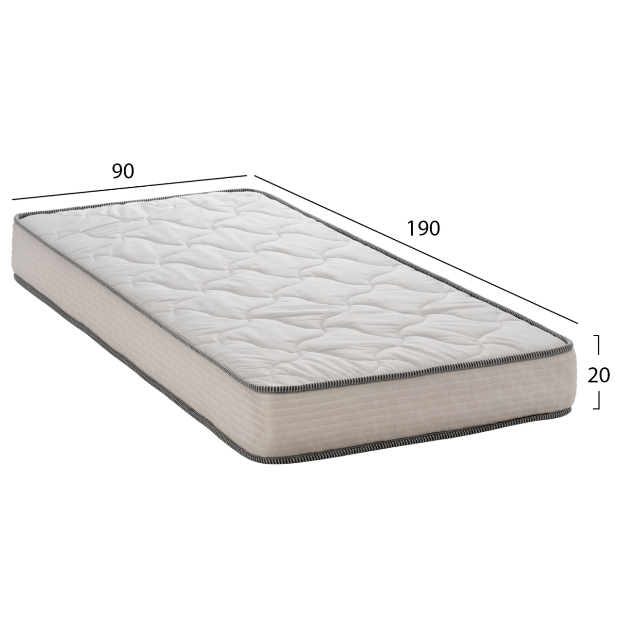 HM653.90 DREAMTOPIA mattress, series RELIEF, 90X190x20H [2]