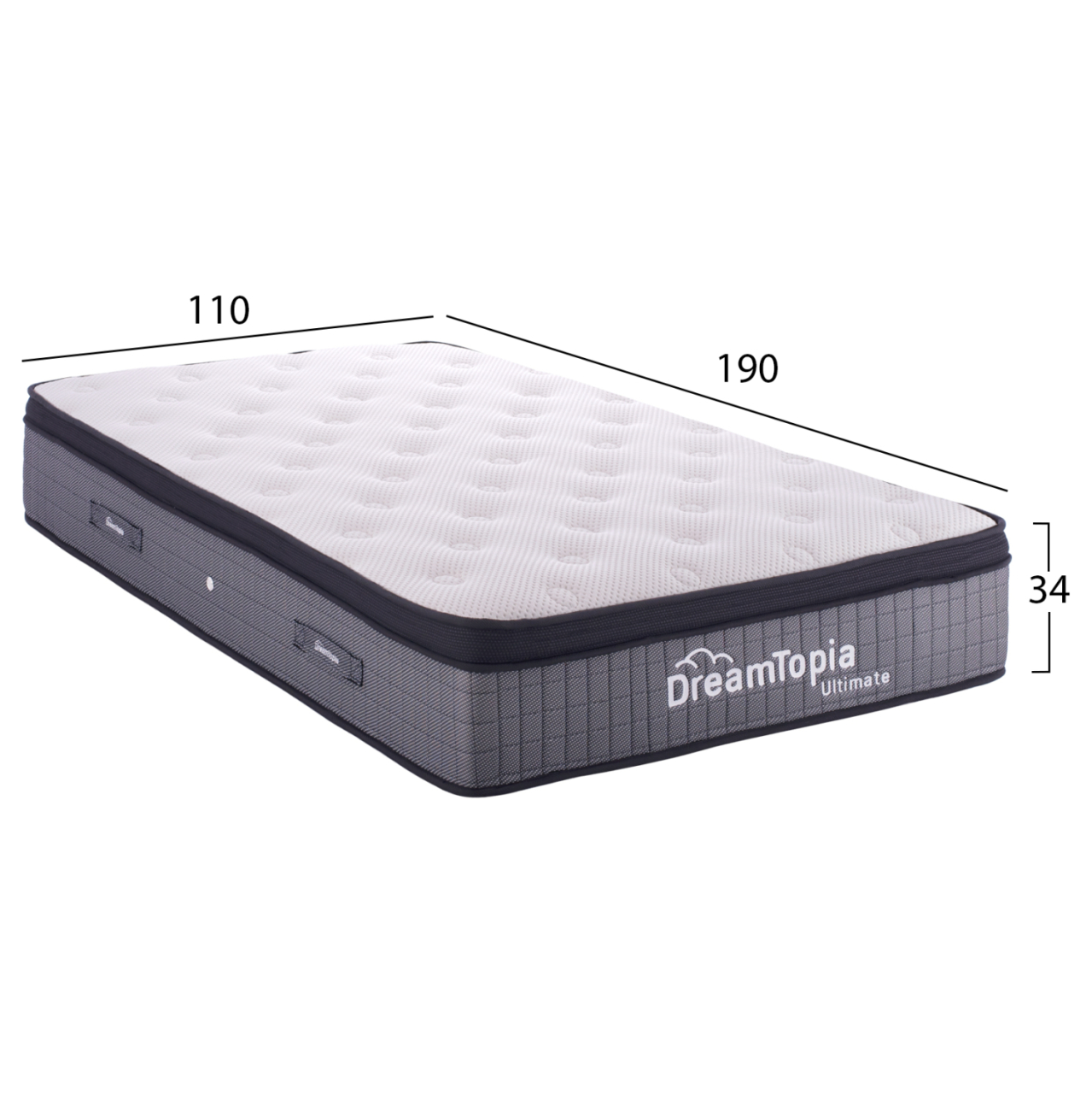 HM661.110 DREAMTOPIA mattress, series ULTIMATE, 110X190x34H [2]
