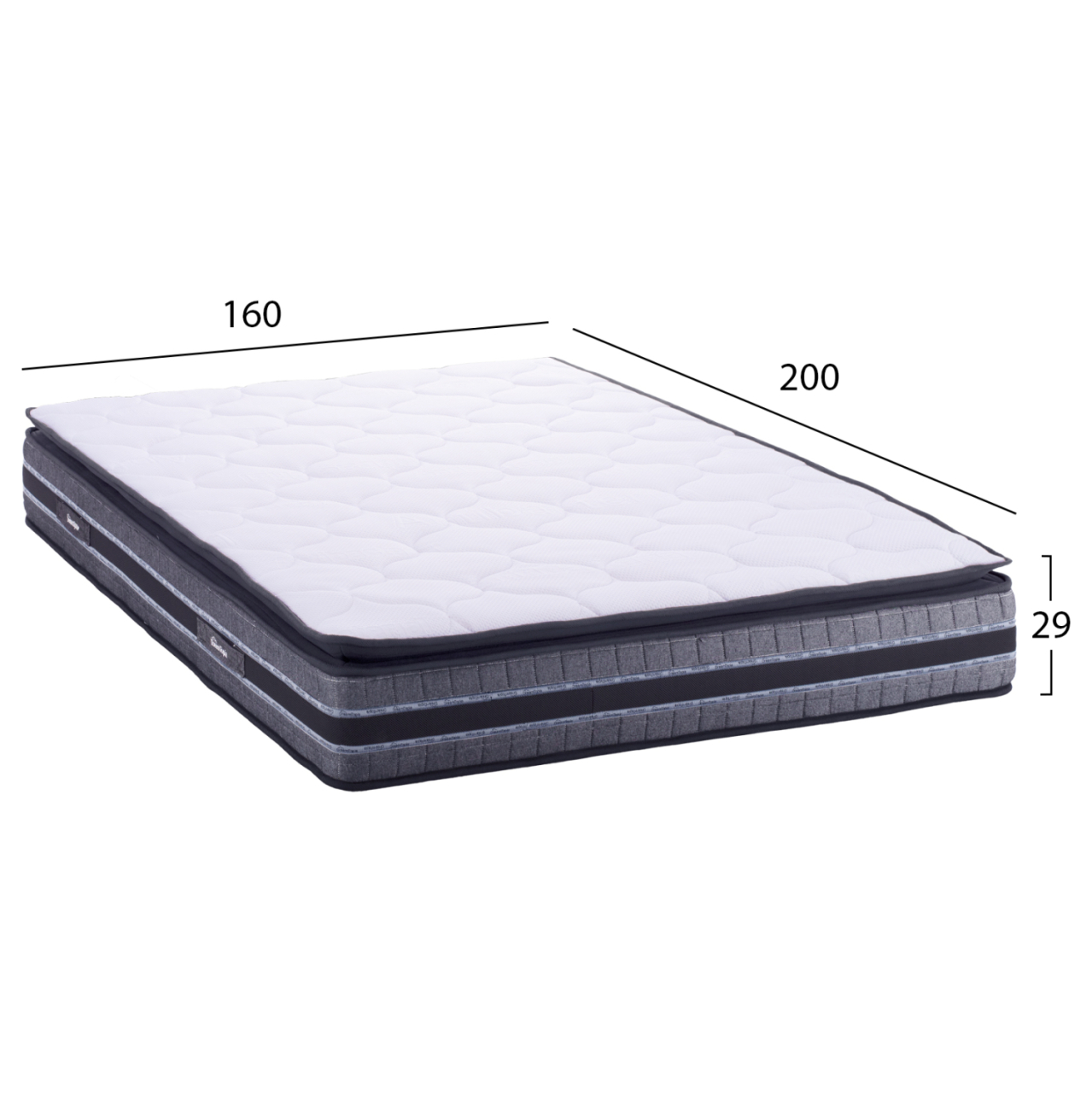HM663.160 DREAMTOPIA mattress, series CELESTIAL, mini-bonnell, 160x200x29Η [2]