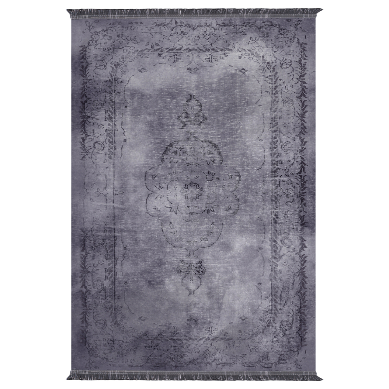 HM7675.01-GRAY, vintage carpet, JOSIANE, 160X230cm, fringes [1]