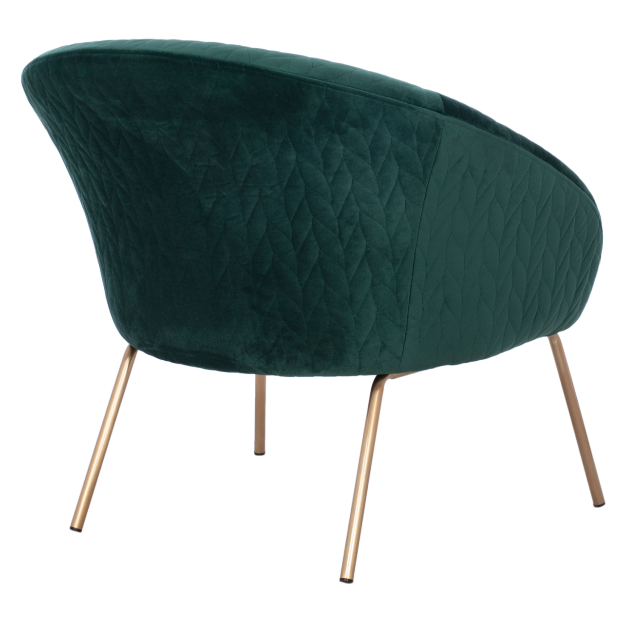 HM8549.03 armchair JOYCE, cypress green velvet, metallic legs [5]