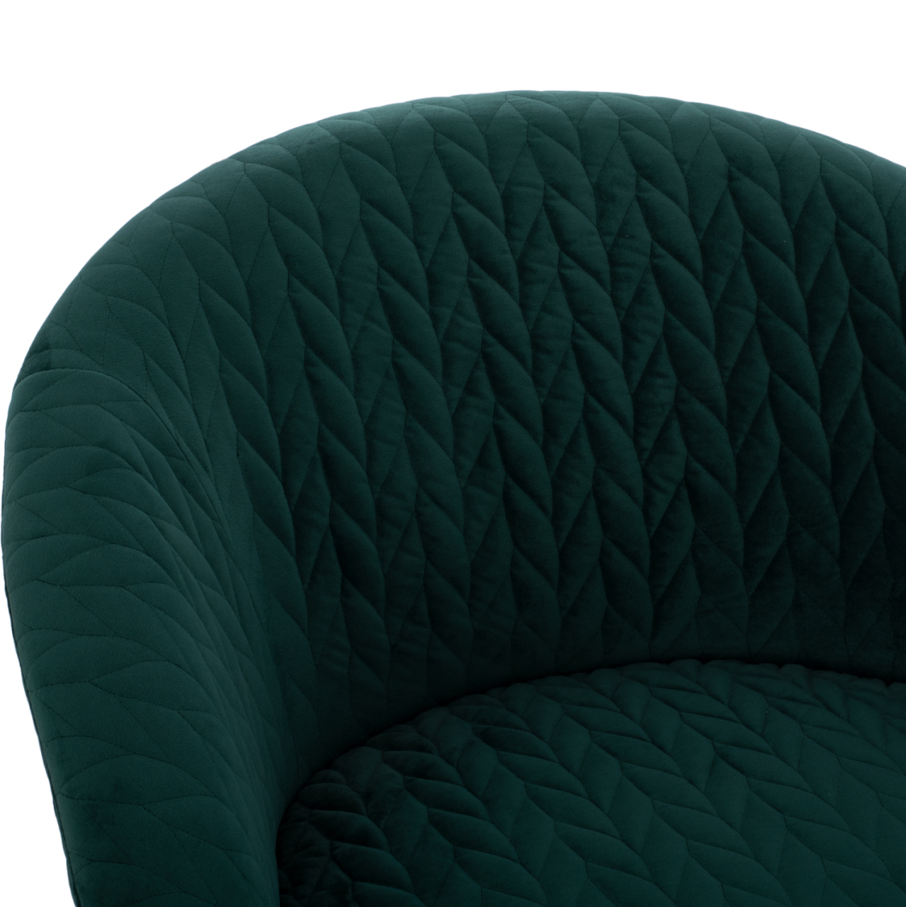 HM8549.03 armchair JOYCE, cypress green velvet, metallic legs [7]
