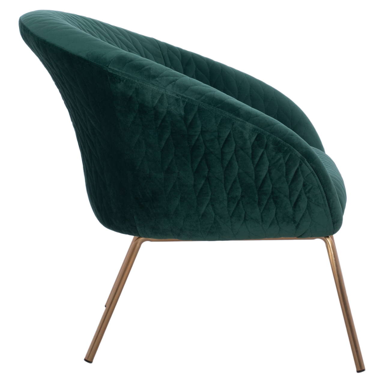 HM8549.03 armchair JOYCE, cypress green velvet, metallic legs [4]