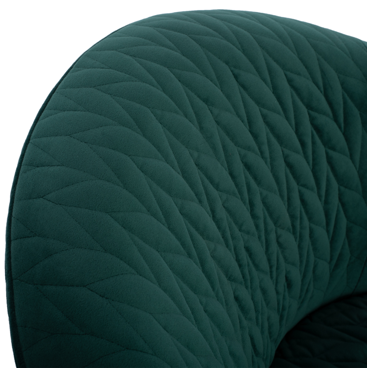HM8549.03 armchair JOYCE, cypress green velvet, metallic legs [10]