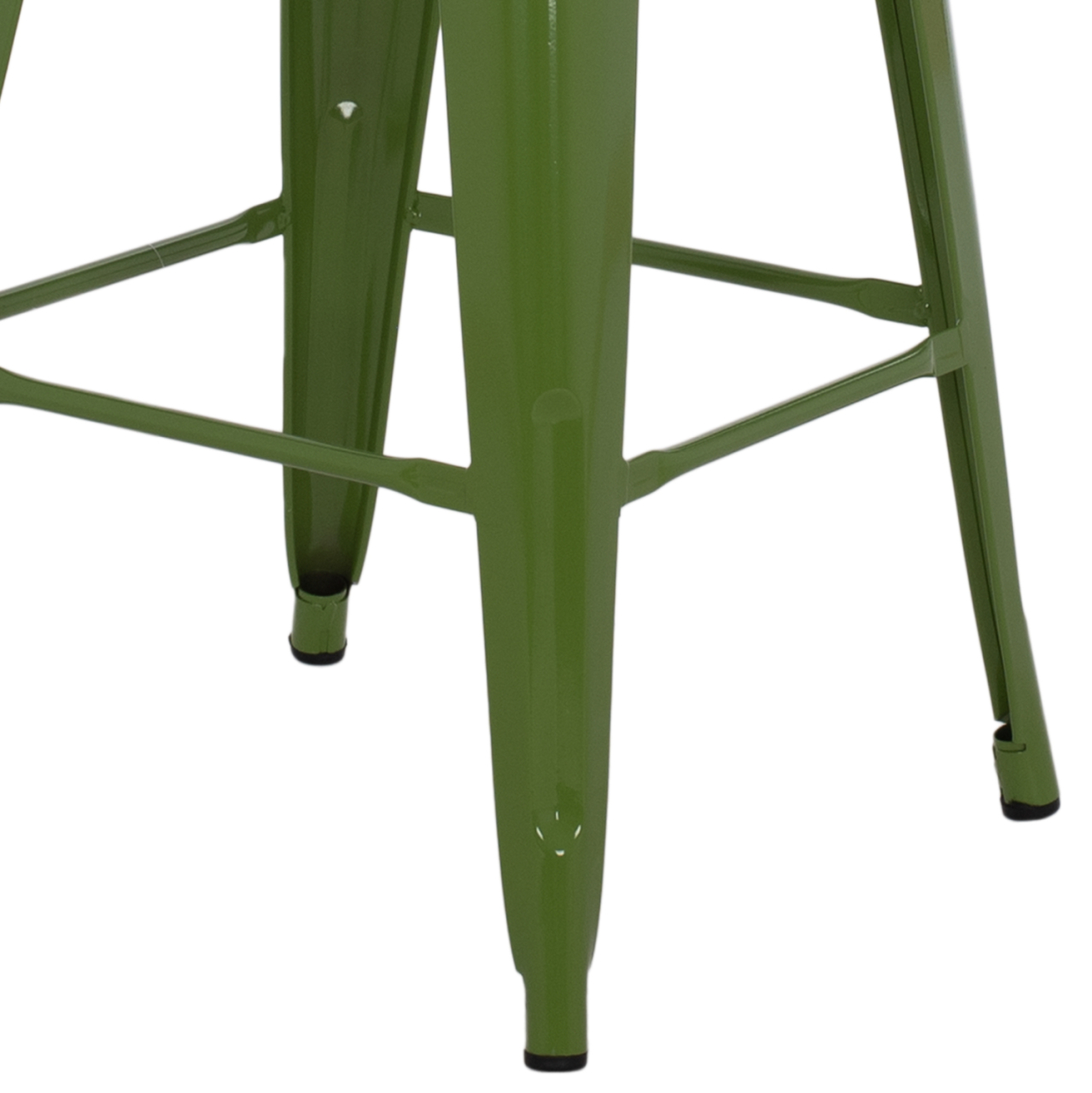 ΣΚΑΜΠΟ ΜΕΣΑΙΟΥ ΥΨΟΥΣ ΜΕΤΑΛΛΙΚΟ HM8573.13 MELITA ΣΕ LIGHT OLIVE GREEN 43x43x67Yεκ. [6]