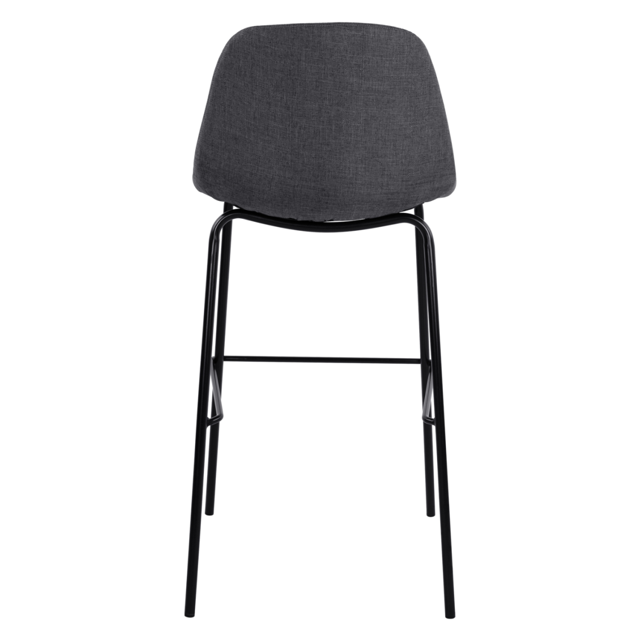HM9298.10 bar stool, grey fabric, metal legs, 47x51x96 [6]