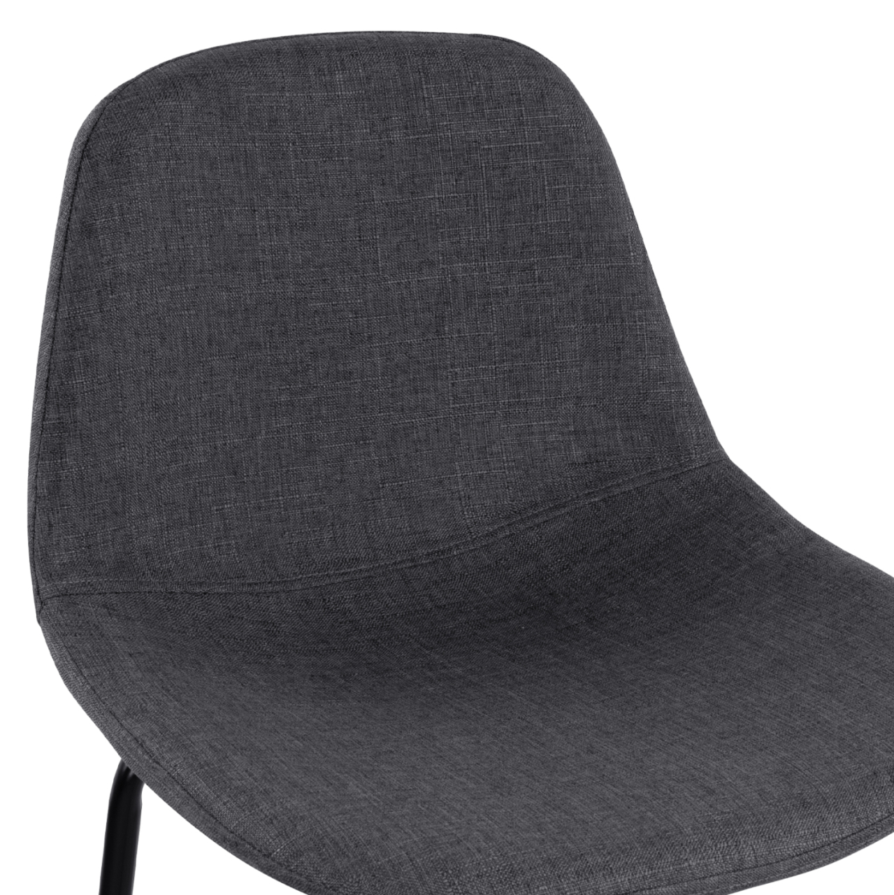 HM9298.10 bar stool, grey fabric, metal legs, 47x51x96 [7]