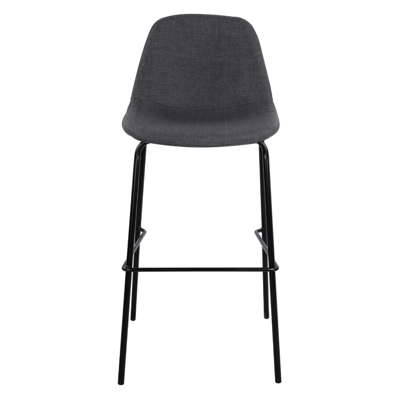 HM9298.10 bar stool, grey fabric, metal legs, 47x51x96 [3]