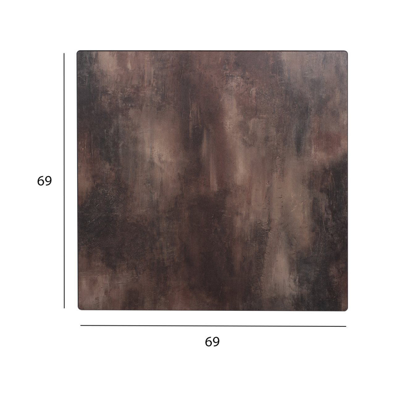 HPL TABLETOP HM5838.25 SQUARE IN FERNDALE CONCRETE COLOR 69X69cm [2]