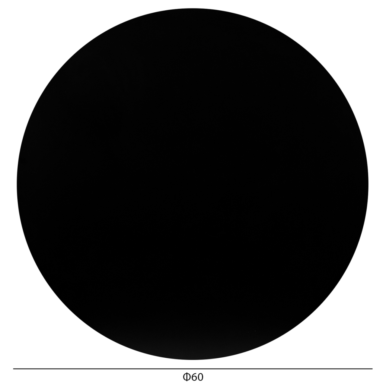 HPL TABLETOP HM5841.21 ROUND IN BLACK Φ60cm. [2]