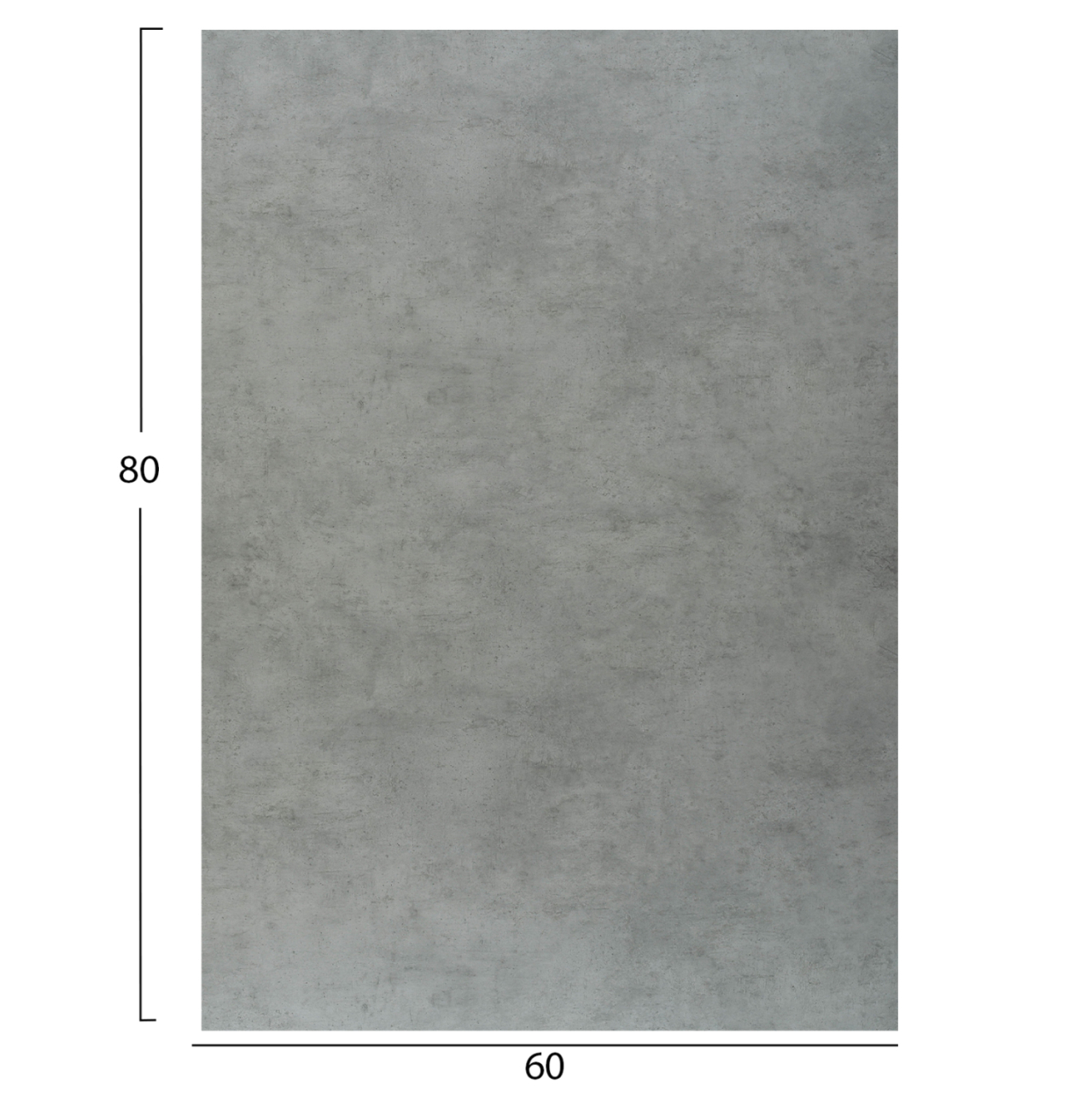 HPL TABLETOP HM6350.32 RECTANGULAR IN CEMENT COLOR 60X80cm [2]