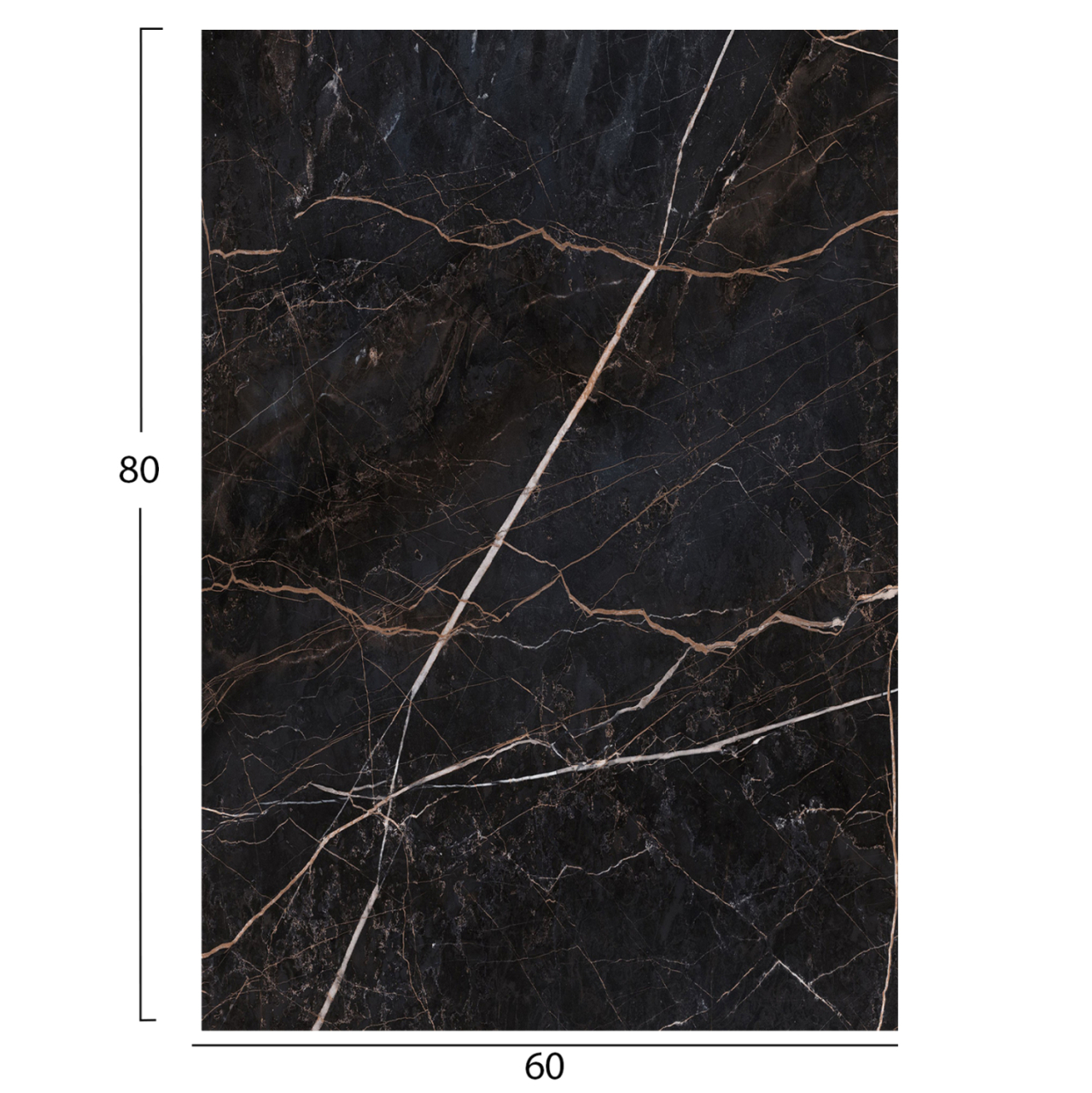 HPL TABLETOP HM6350.34 RECTANGULAR IN BLACK MARBLE COLOR 60X80cm [2]
