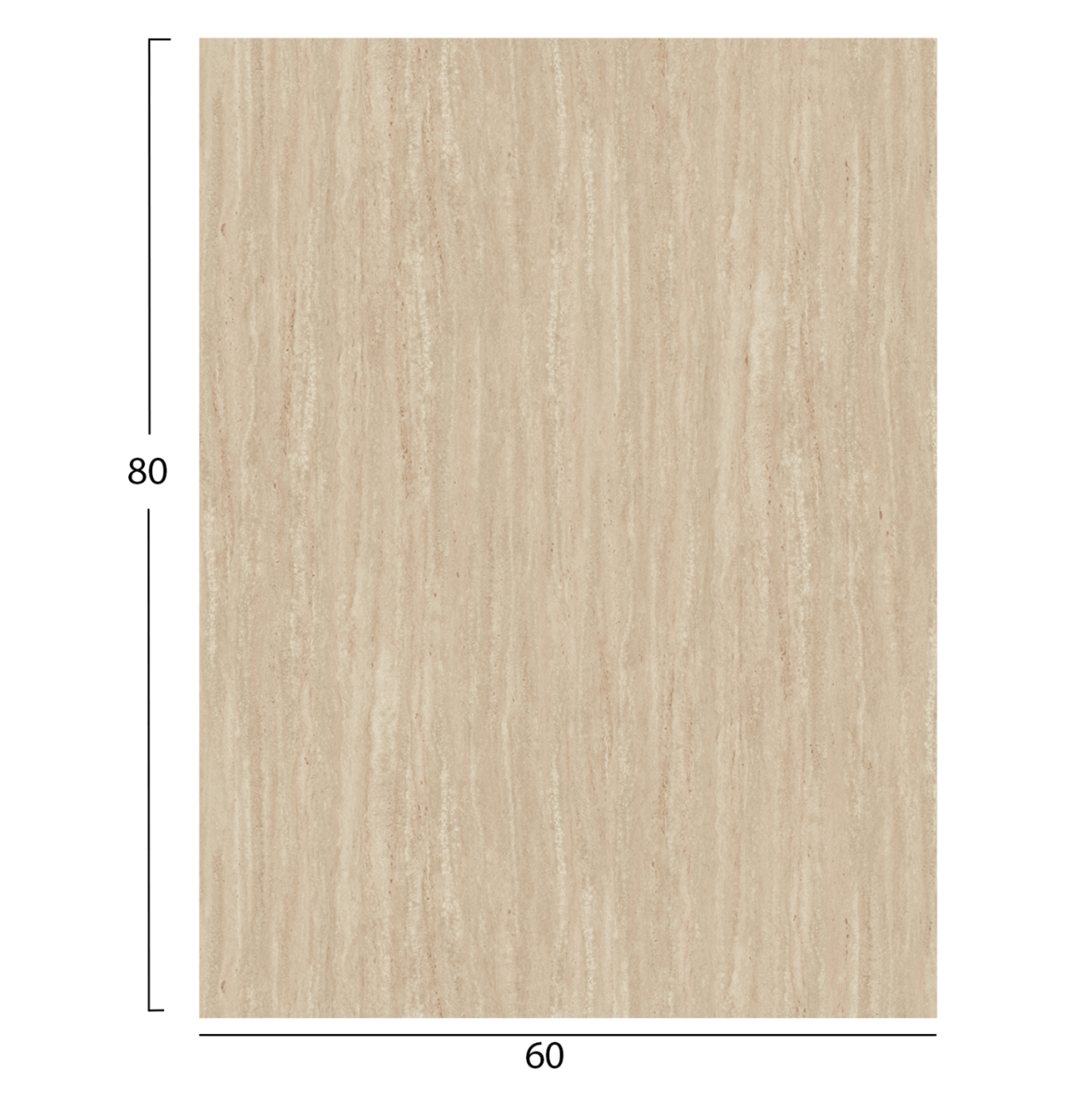 HPL TABLETOP HM6350.35 RECTANGULAR IN TRAVERTINE STONE COLOR 60X80cm [2]