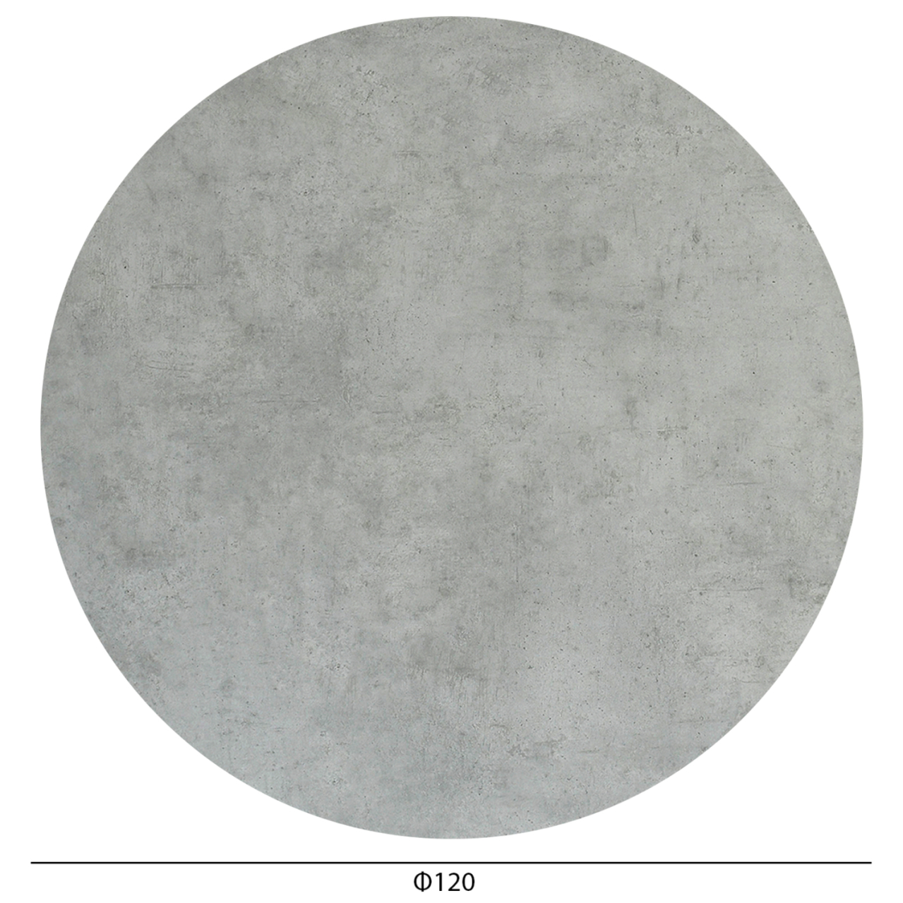 HPL TABLETOP HM6351.32 ROUND IN CEMENT Φ120cm. [2]