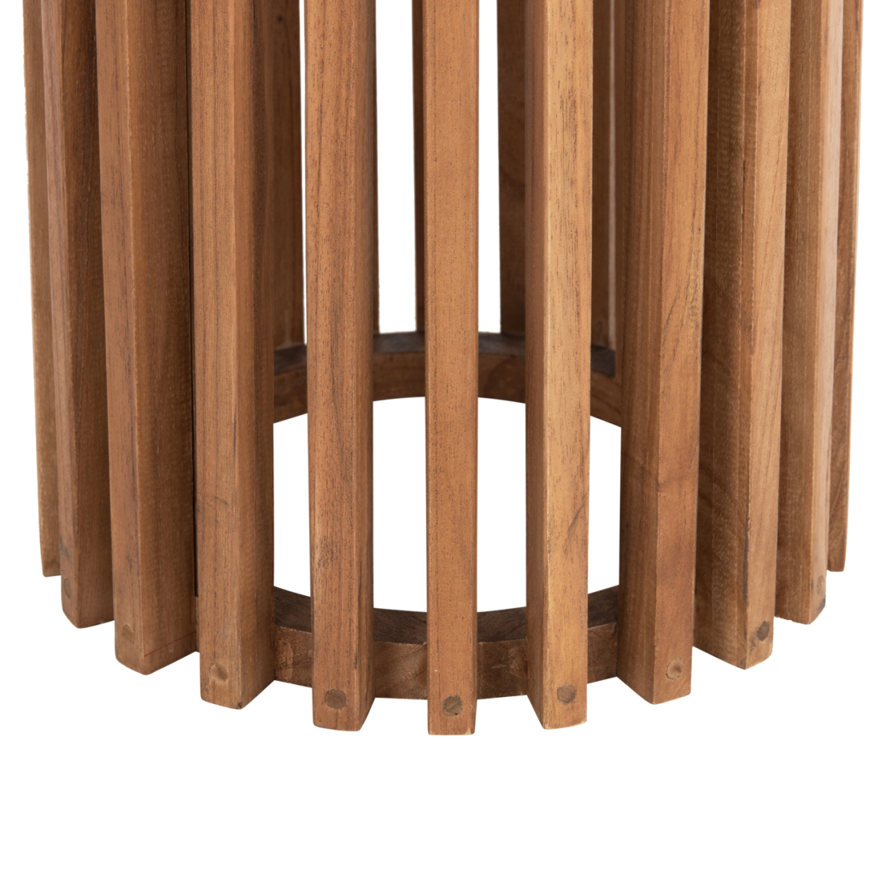INDOOR BAR STAND BASE/LEGS MED.HEIGHT ROUND FRANTZ FB99857.11 MINDI WOOD IN NATURAL Φ40x90Hcm. [6]