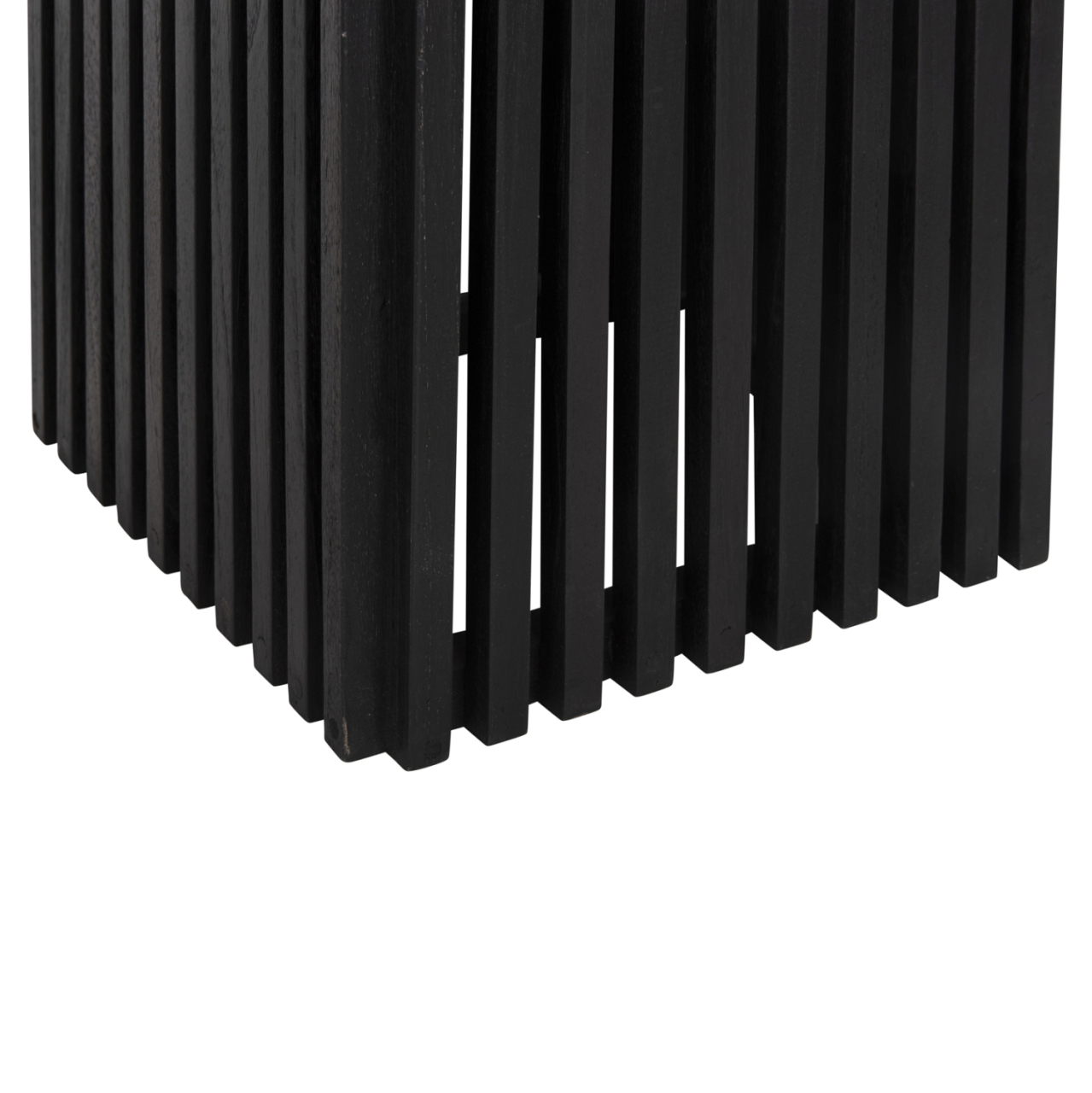 INDOOR BAR TABLE LEGS-BASE MED.HEIGHT SQUARE FRANTZ HM9858.12 MINDI WOOD IN BLACK 40x40x90Hcm. [6]