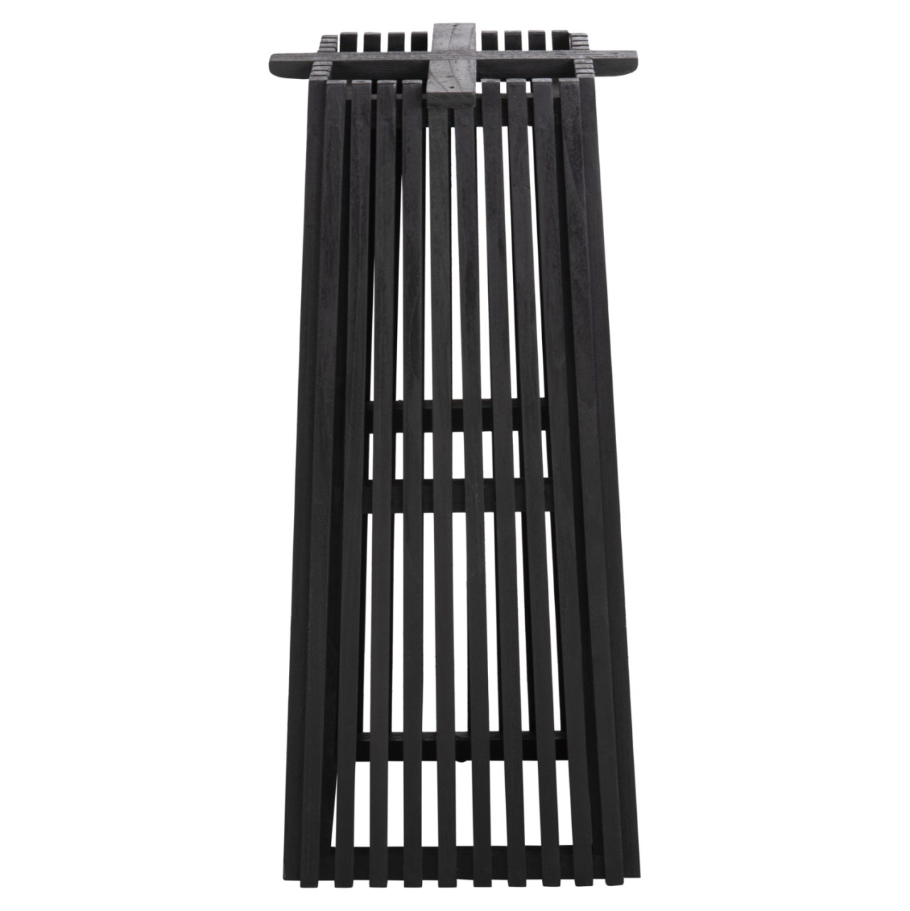 INDOOR BAR TABLE LEGS-BASE MED.HEIGHT SQUARE FRANTZ HM9858.12 MINDI WOOD IN BLACK 40x40x90Hcm. [3]
