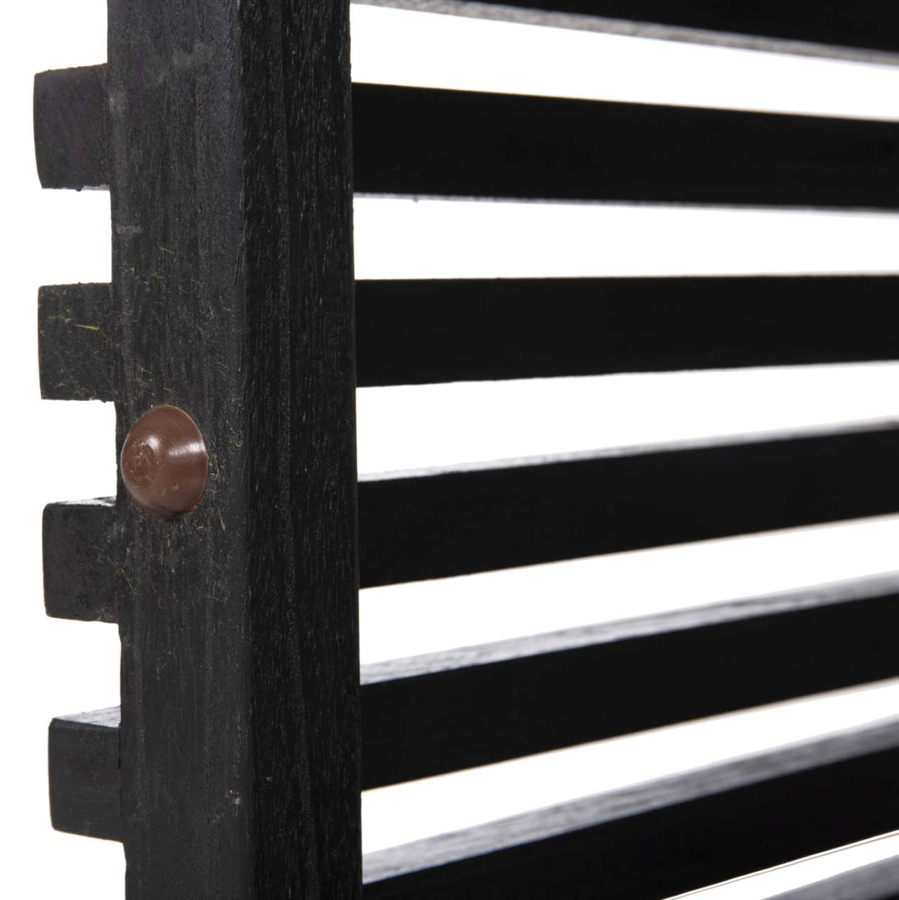 INDOOR BAR TABLE LEGS-BASE MED.HEIGHT SQUARE FRANTZ HM9858.12 MINDI WOOD IN BLACK 40x40x90Hcm. [7]