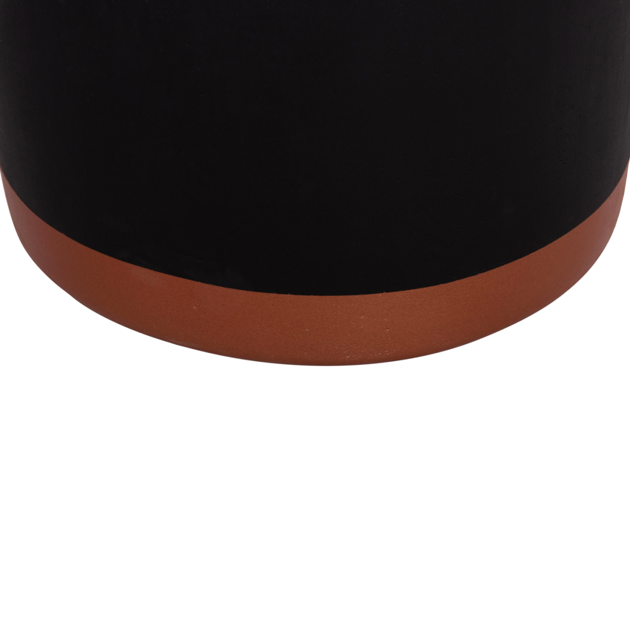 INDOOR PLANTER/POT SERIES TRYLL FB94690M FIBER CEMENT IN BLACK and ROPE Φ31x31Hcm. [8]